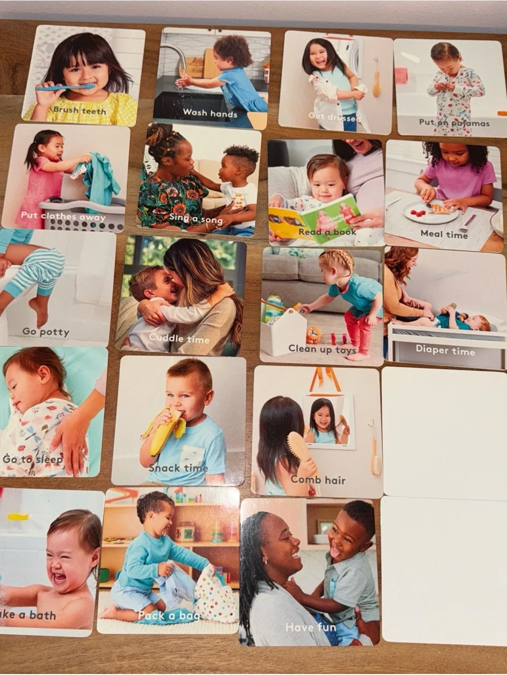Lovevery Let's Map It Out Routine Cards The Helper Play Kit 20 Cards Complete